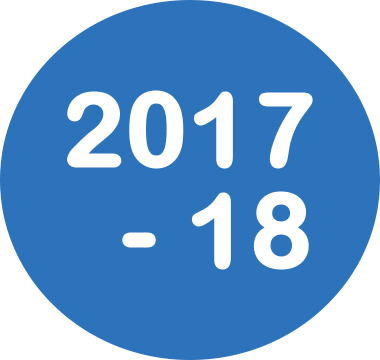 Icon reading 2017-2018 Academic Calendar