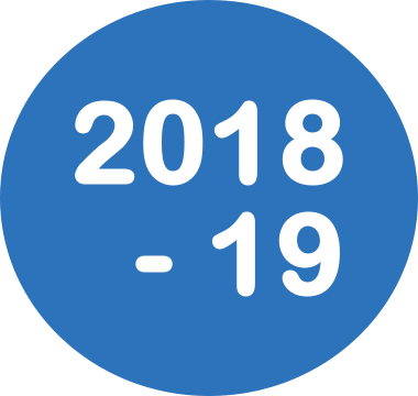 Icon reading 2018-2019 Academic Calendar