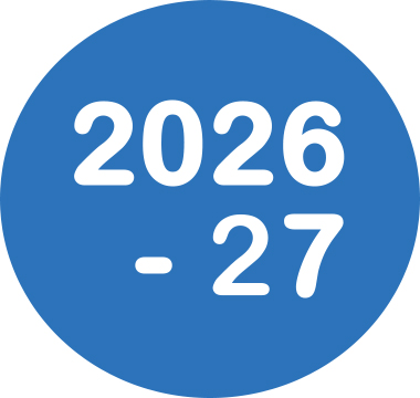Icon reading 2026-2027 Academic Calendar